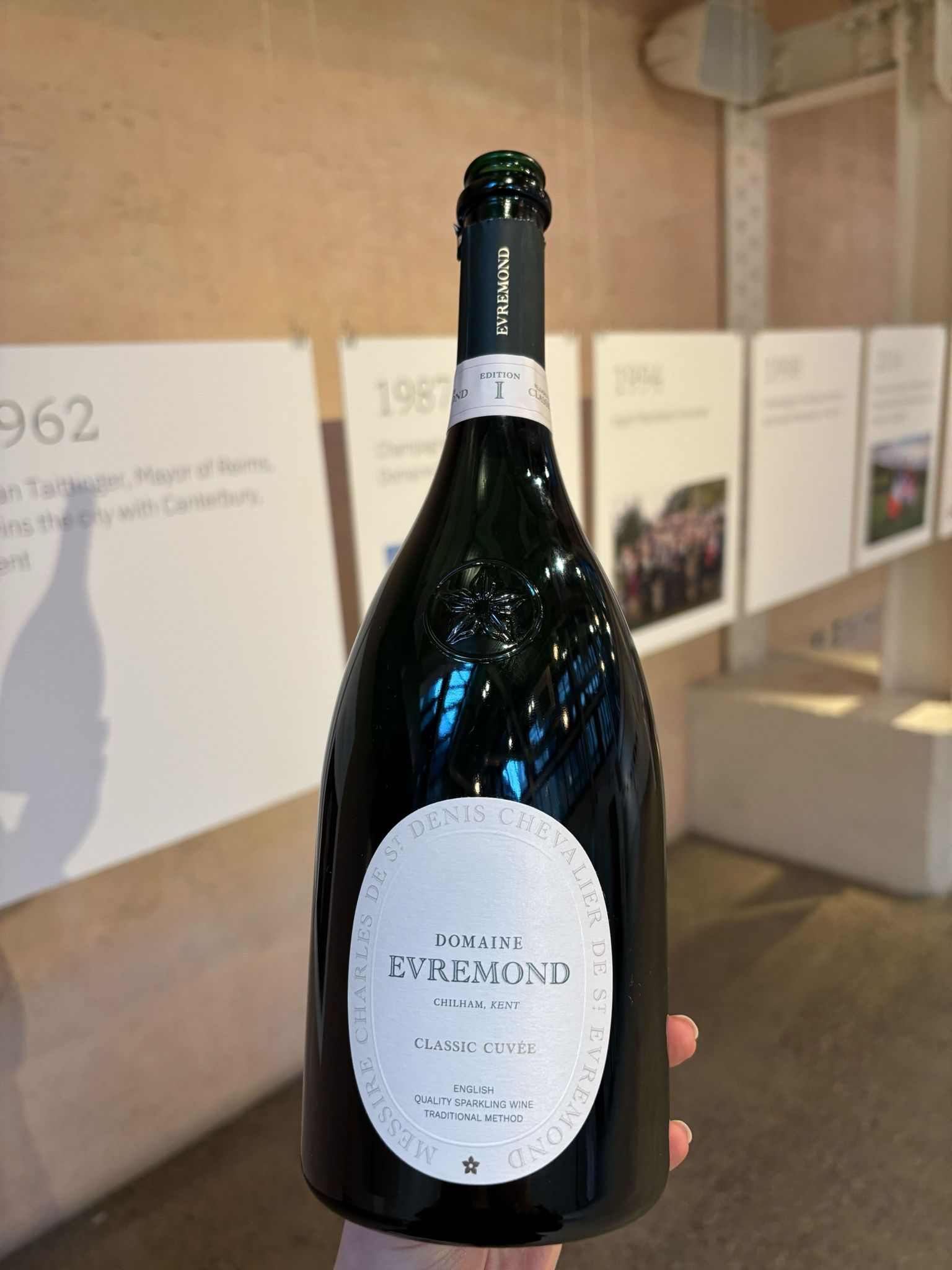 a bottle of evremond's first cuvée