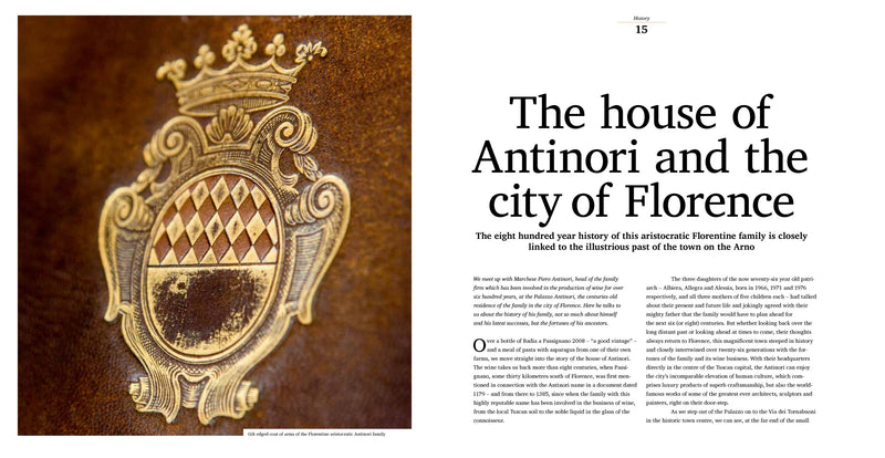 Antinori book spread